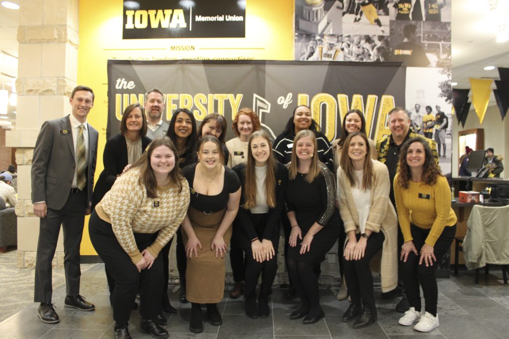 University of Iowa admissions staff 